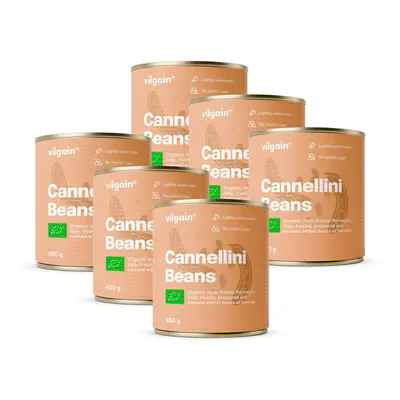 Vilgain Fazole Cannellini BIO – 6× 400 g