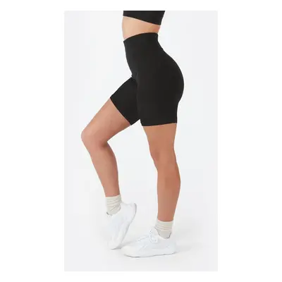 Vilgain Seamless Ribbed Biker Shorts – black