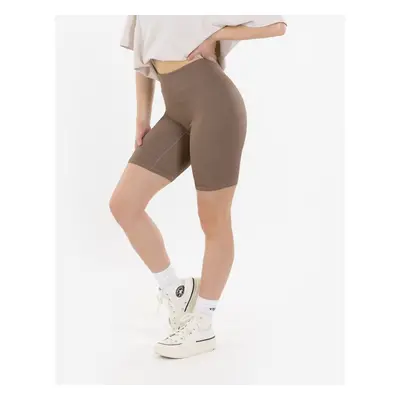 Vilgain Seamless Ribbed Biker Shorts – dune