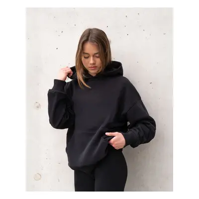 Vilgain Oversize Heavy Cotton Hoodie – black