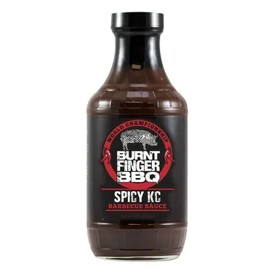 BBQ omáčka Burnt Finger Spicy KC, 544 g