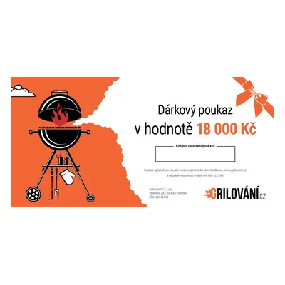 Ostatní Dárkový poukaz Hodnota: 5000Kč