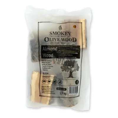 Smokey Olive Wood Špalíky k zauzování ze dřeva mandlovníku Hmotnost: 1,5 kg