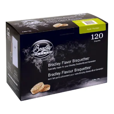 Bradley Smoker Udící briketky Jabloň - 120ks