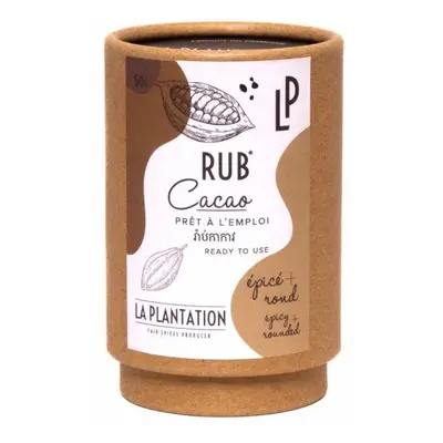 La Plantation Cacao rub - grilovací koření 50g tubus