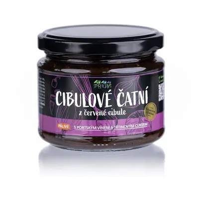 The Pelikans Čatní z červené cibule, pálivé - 250 g