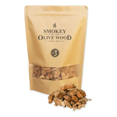 Dřevěné lupínky Smokey Olive Wood z olivovníku