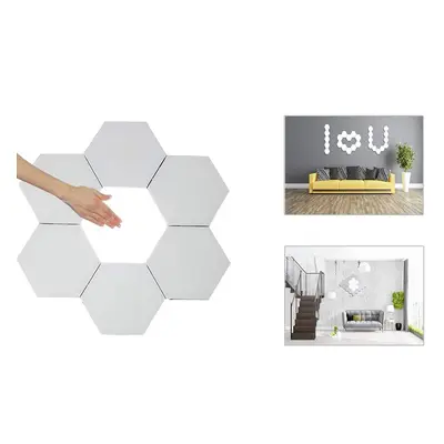 3x LED Bezdrátové svítidlo HEXAGON na dálkové ovládání