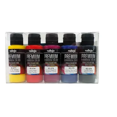 Vallejo PREMIUM Color - Candy Color Set (5x60ml)