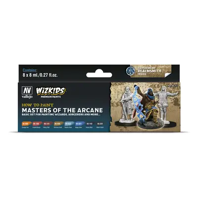 Vallejo Wizkids Premium Set 80257 Masters of the Arcane (8)