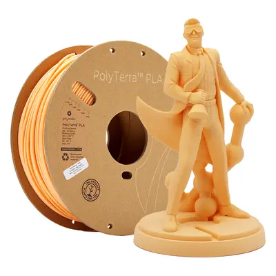 PLA PolyTerra filament Peach 1,75mm Polymaker 1000 g