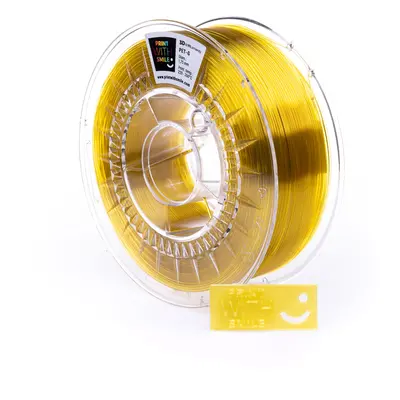 PET-G filament Yellow Glass TR 1,75 mm Print With Smile 1kg