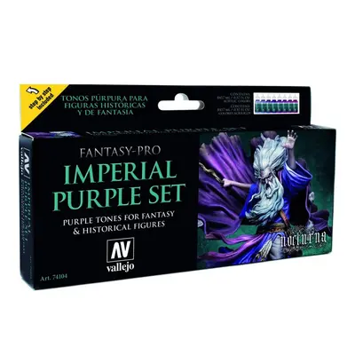 Vallejo Pro Nocturna Set 74104 Imperial Purple Set (8)