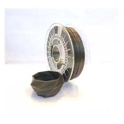 PETG filament BICOLOR METALLIC - 1,75 mm - GREEN BROWN Print With Smile 0,75kg