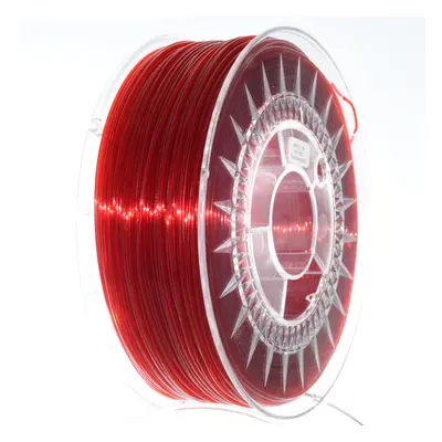 PET-G filament 1,75 mm rubínově červený transp. Devil Design 1 kg