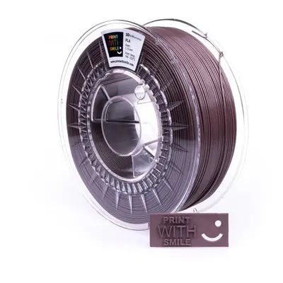 PLA filament chocolate shine 1,75 mm Print With Smile 0,5kg