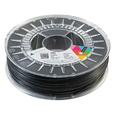 ABS filament černý 1,75 mm Smartfil 1kg Cívka: 1 kg