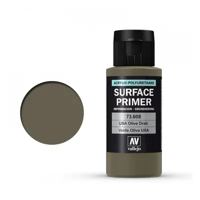 Vallejo Surface Primer 73608 USA Olive Drab (60ml)