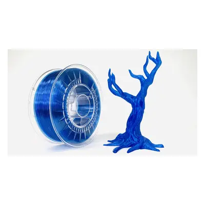 PET-G filament 1,75 mm super modrý transparentní Devil Design 1 kg