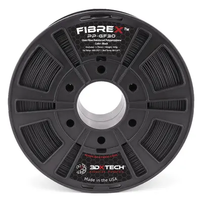 FIBREX PP GF30 filament černý 2,85 mm 3DXTECH 500 g