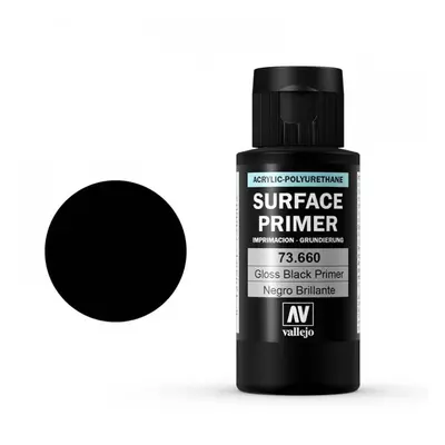 Vallejo Surface Primer 73660 Gloss Black Primer (60ml)