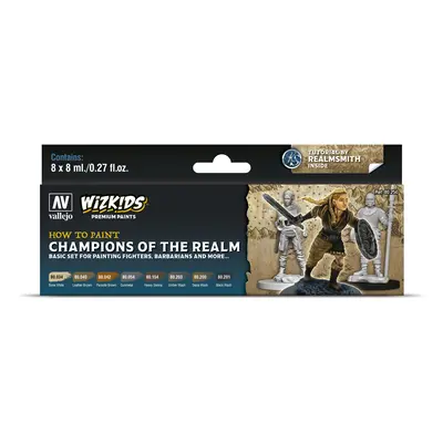 Vallejo Wizkids Premium Set 80250 Champions of the Realm (8)