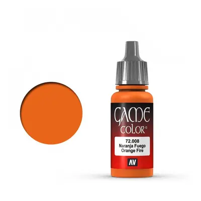 Vallejo Game Color 72008 Orange Fire (18 ml)