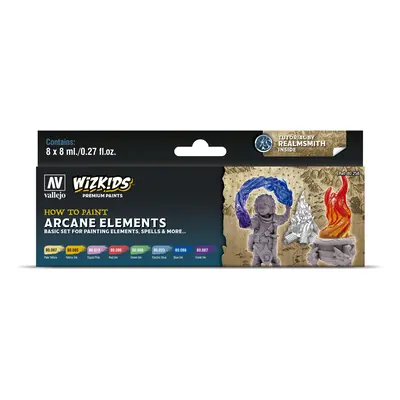 Vallejo Wizkids Premium Set 80258 Arcane Elements (8)