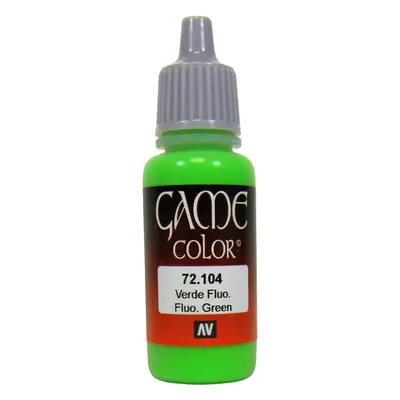 Vallejo Game Color 72104 Fluo Green (18 ml)