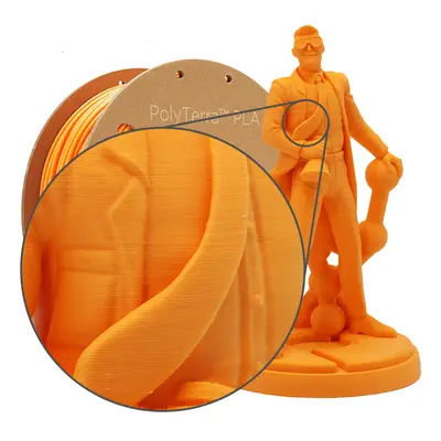 PLA PolyTerra filament Sunrise Orange 2,85mm Polymaker 1000 g