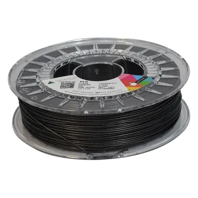 PLA filament třpytivý černý glitter black 1,75 mm Smartfil 750g