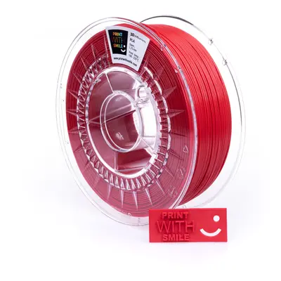 PLA filament rubin red 1,75 mm Print With Smile 0,5kg