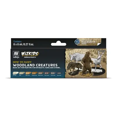 Vallejo Wizkids Premium Set 80254 Woodland Creatures (8)