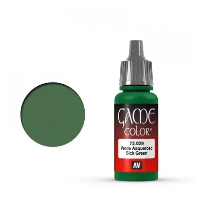 Vallejo Game Color 72029 Sick Green (18 ml)