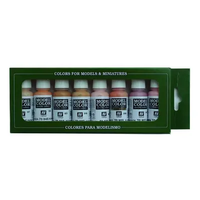 Vallejo Model Color 8 colors Set 70124 Face & Skin Tones (8)