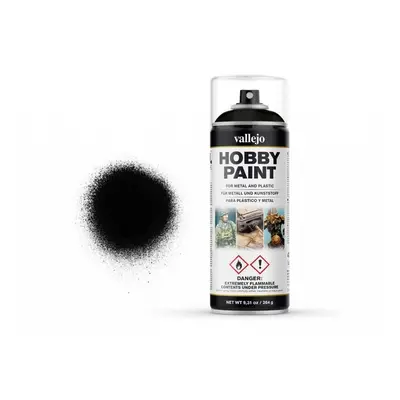 Vallejo Aerosol 28012 Black Primer Spray (400ml)