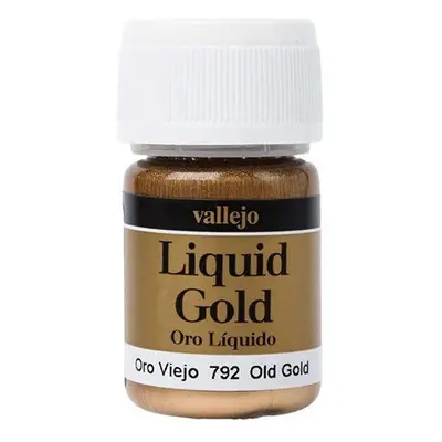 Barva Vallejo Liquid 70792 Old Gold (Alcohol Based) (35ml)