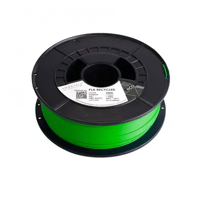 PLA filament z recyklátu zelený 1,75 mm Smartfil 1kg