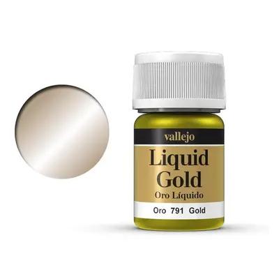 Barva Vallejo Liquid 70791 Gold (Alcohol Based) (35ml)