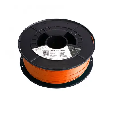 PLA filament z recyklátu oranžový 1,75 mm Smartfil 1kg