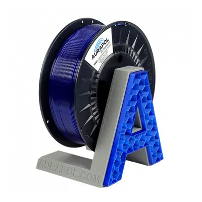 PETG filament Ultramarine modrý transparent 1,75 mm Aurapol 1kg