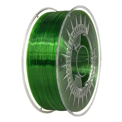 PET-G filament 1,75 mm zelený transparentní green transparent 2 Devil Design 1 kg