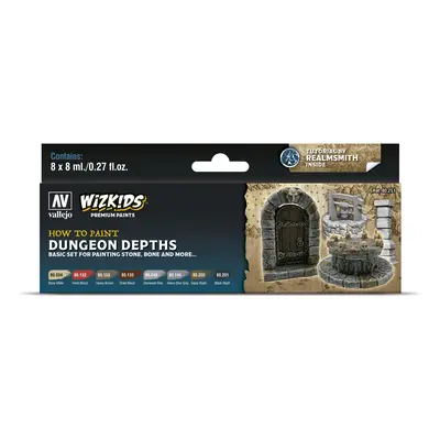 Vallejo Wizkids Premium Set 80251 Dungeon Depths (8)