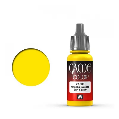 Vallejo Game Color 72006 Sun Yellow (18 ml)