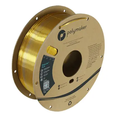 Polymaker PolyLite PLA DUAL SILK 1,75 mm Crown Silk Gold-Silver, 1 kg