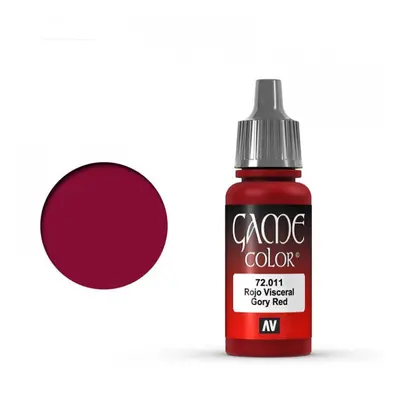 Vallejo Game Color 72011 Gory Red (18 ml)