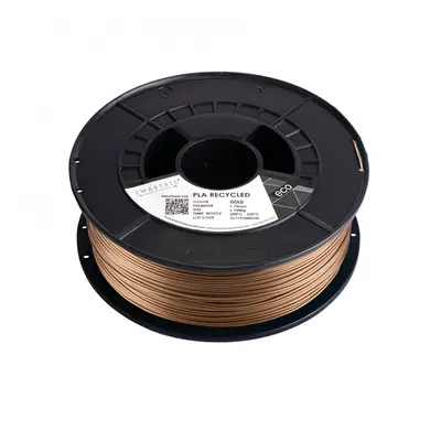 PLA filament z recyklátu zlatý 1,75 mm Smartfil 1 kg