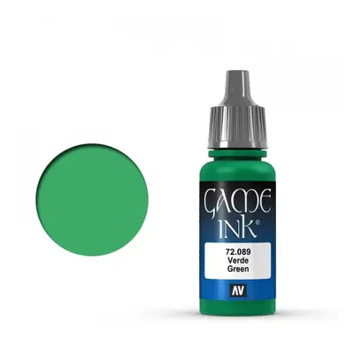 Vallejo Game Color 72089 Green Ink (18 ml)