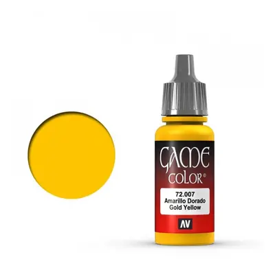 Vallejo Game Color 72007 Gold Yellow (18 ml)