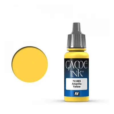 Vallejo Game Color 72085 Yellow Ink (18 ml)